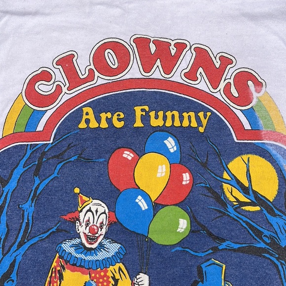 Clowns Are Funny Graphic Raglan Tee - Picture 4 of 14